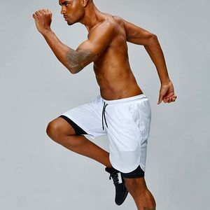 NWOT Pinkbomb 2 in 1 design shorts